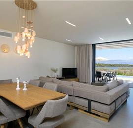 3 bedroom villa with pool & sea view, near Acharavi, sleeps 6